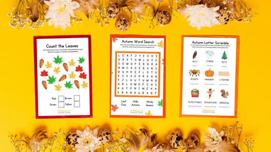 Halloween/Autumn Children's Worksheets - Free Download