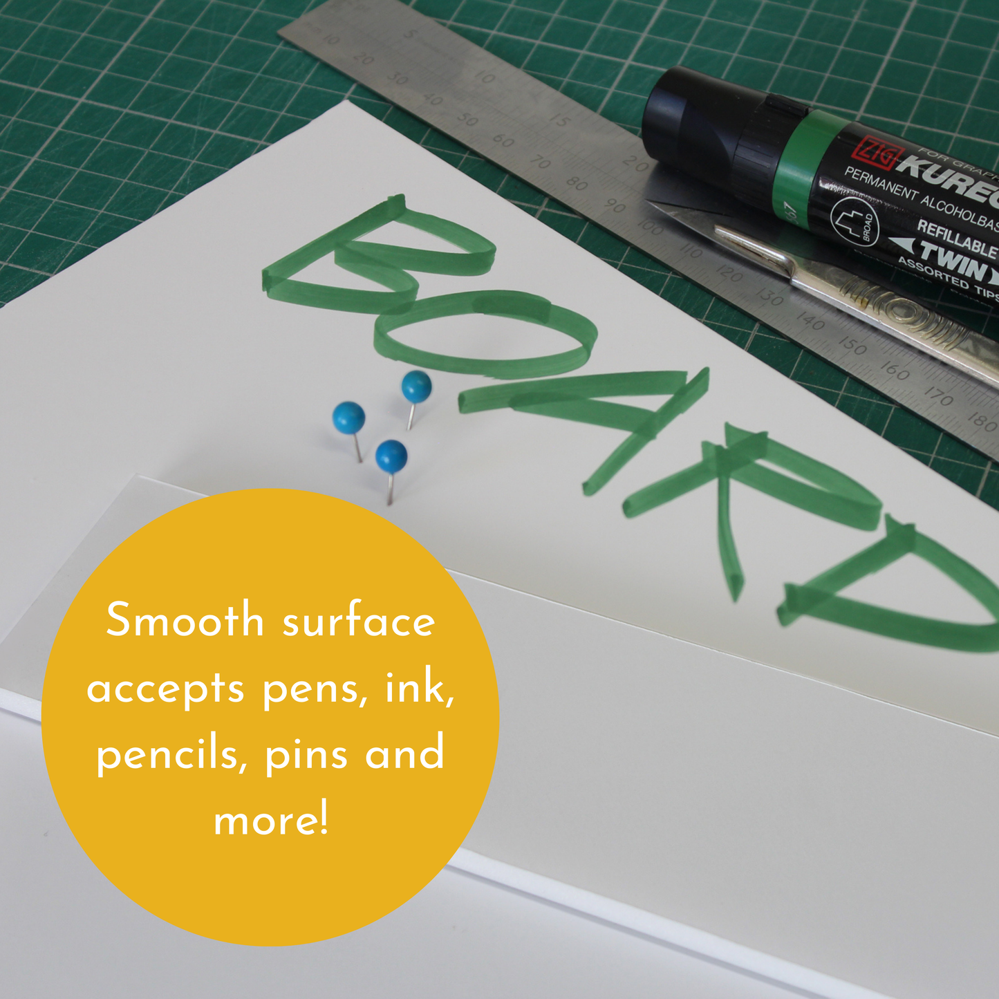 White 5mm Foamboard - A1 Size (594 x 841mm) - Pack of 10