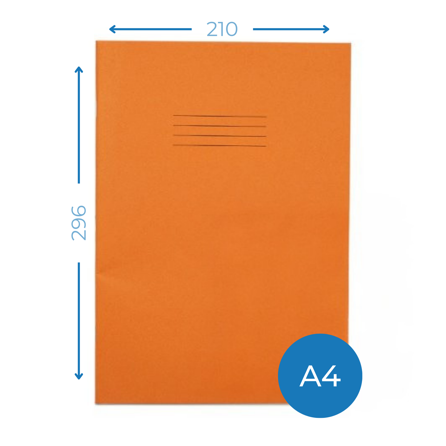 Exercise Book A4 – 5mm Squared – 80 Pages – Pack of 50