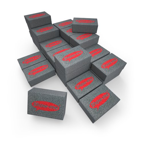 Mini Lightweight Foam Whiteboard Erasers – Pack of 35