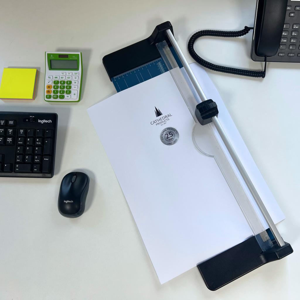 A4 Rotary Paper Trimmer Cutter with Metal Base