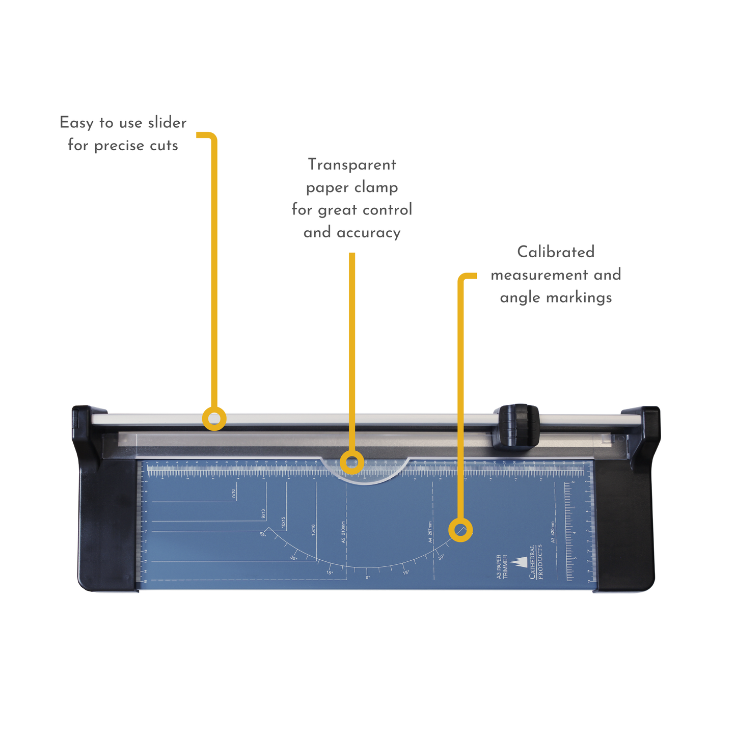 A3 Rotary Paper Trimmer Cutter with Metal Base