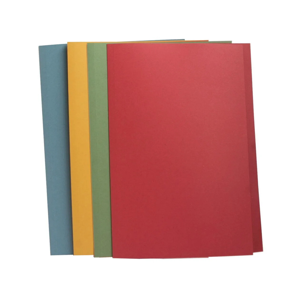 Assorted Colour Square Cut Folders - Pack of 25