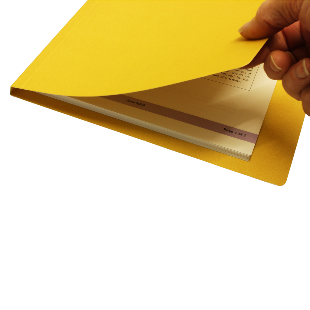 Assorted Colour Square Cut Folders - Pack of 25