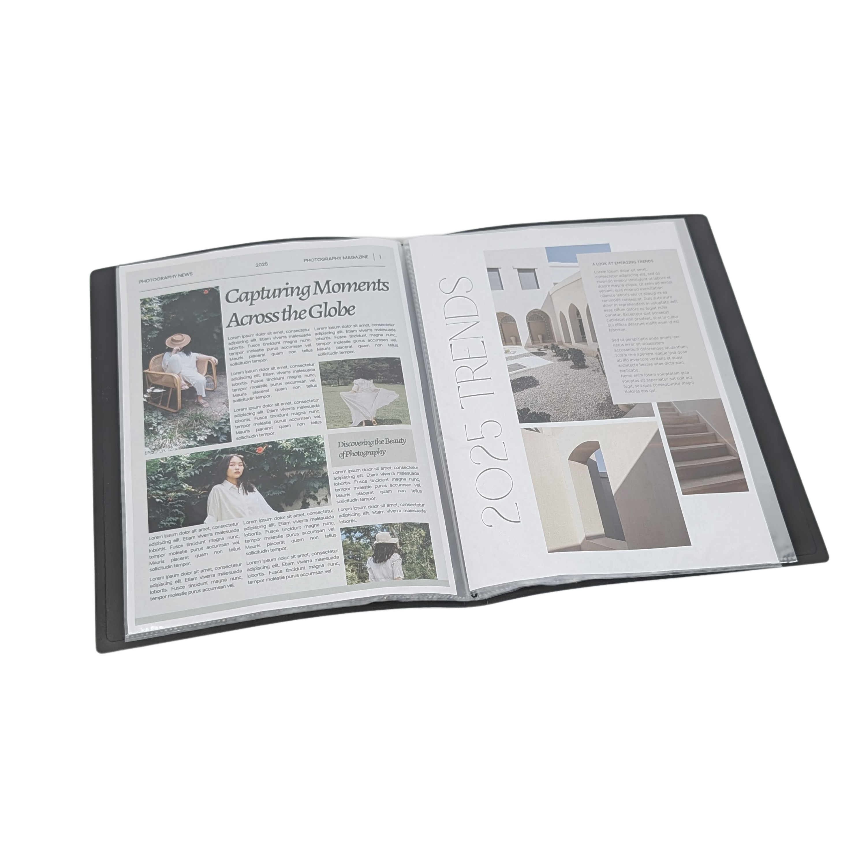 20 Pocket A4 Black Display Book