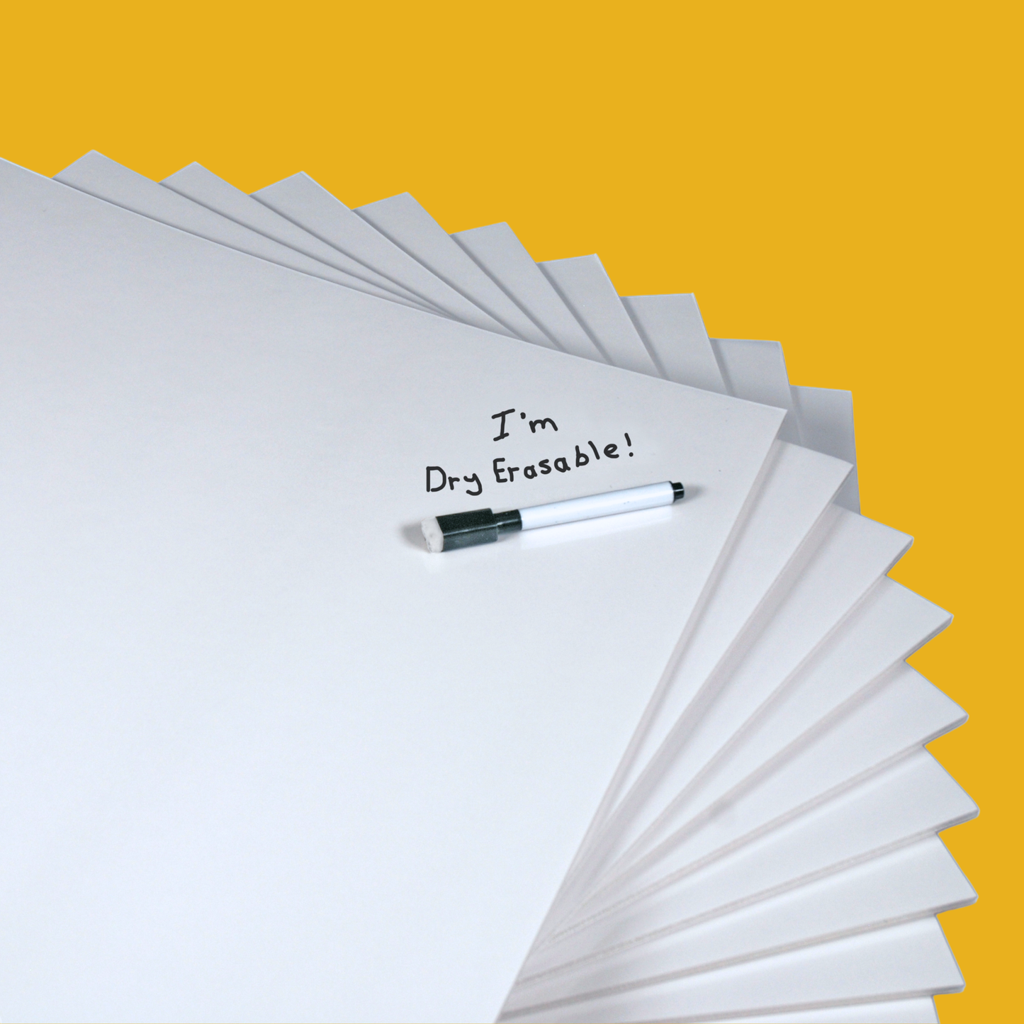 A1 White Dry Erase 5mm Foamboard - Pack of 10