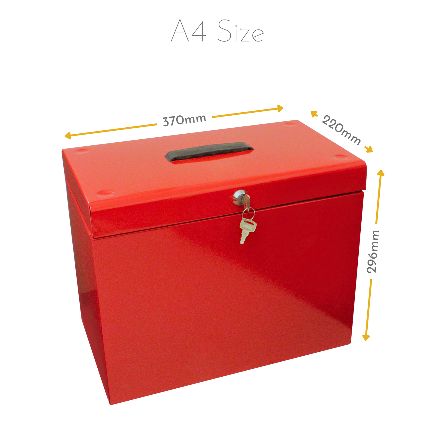 A4 Steel Home File Box