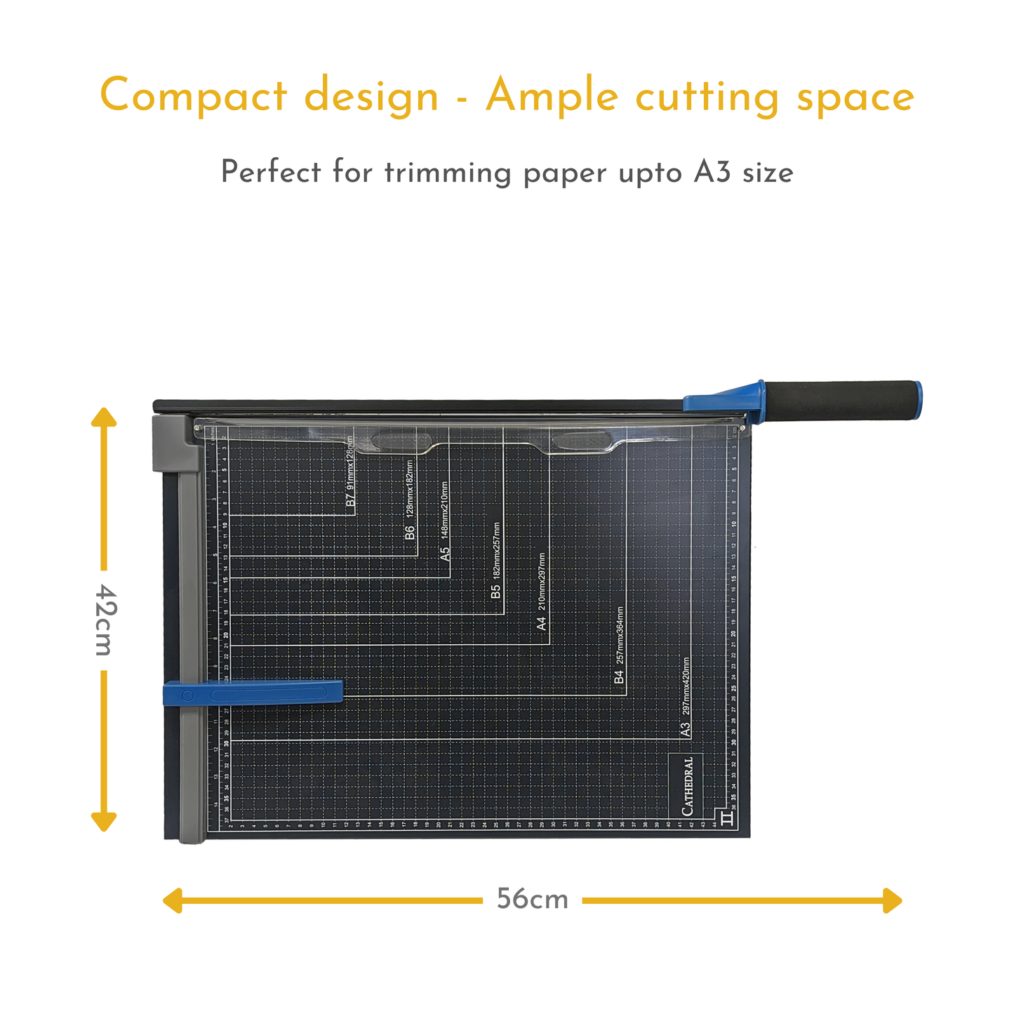 A3 Paper Guillotine Cutter with Metal Base