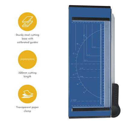 A4 Paper Guillotine Cutter with Metal Base