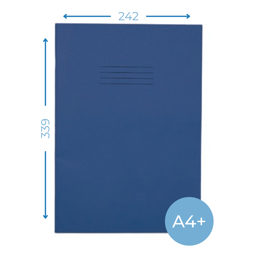 Exercise Book A4+ – 8mm Ruled with Margin –  80 Pages – Pack of 50
