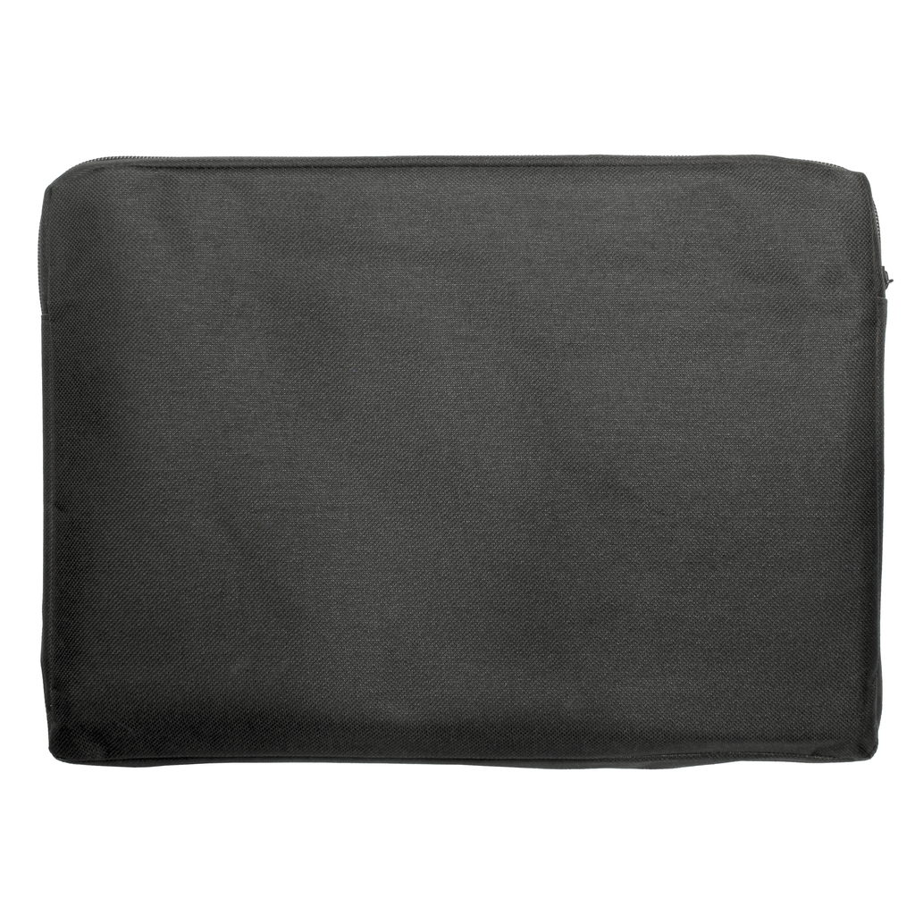 A4 Canvas Document Bag with Zip and Outer Mesh Pocket