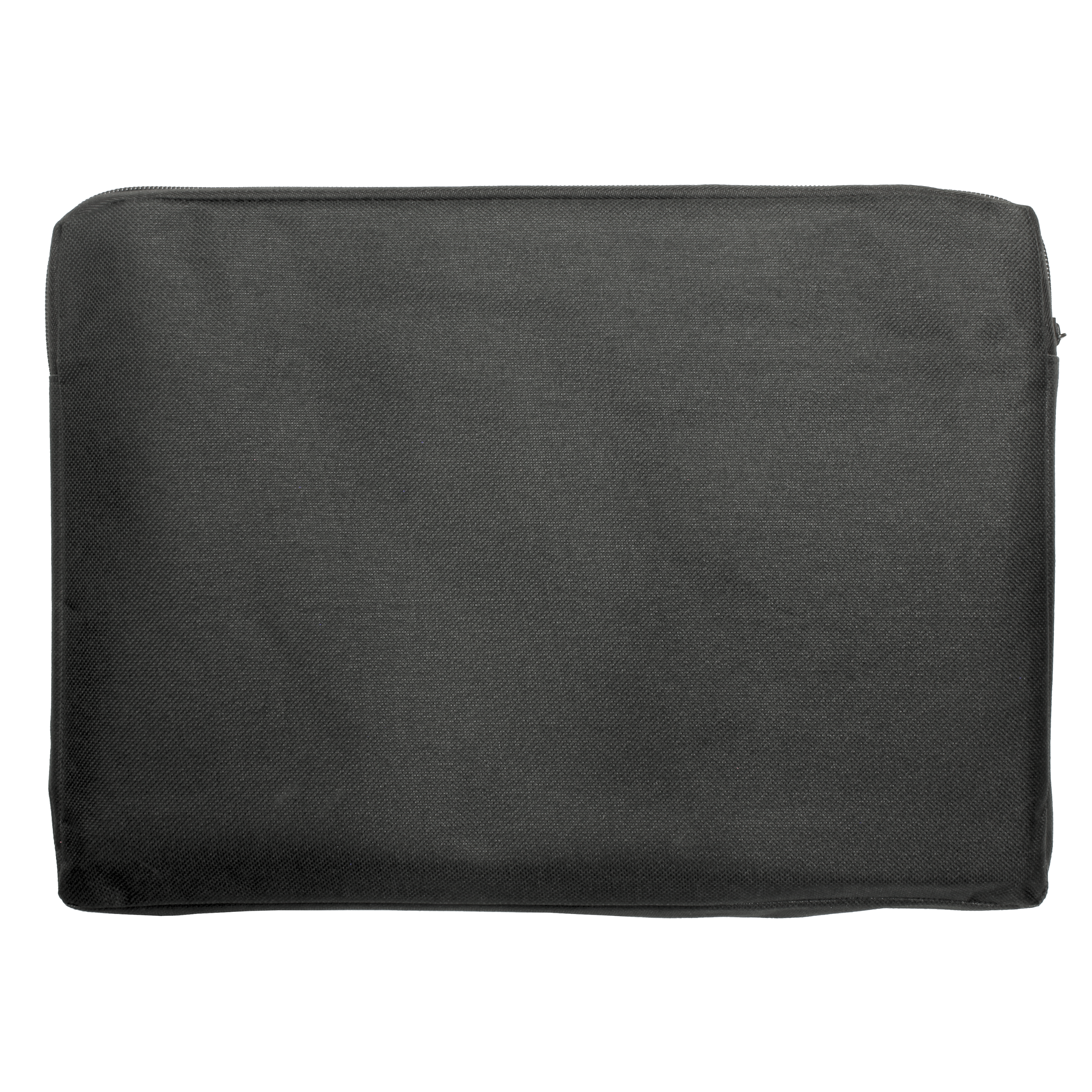 A4 Canvas Document Bag with Zip and Outer Mesh Pocket