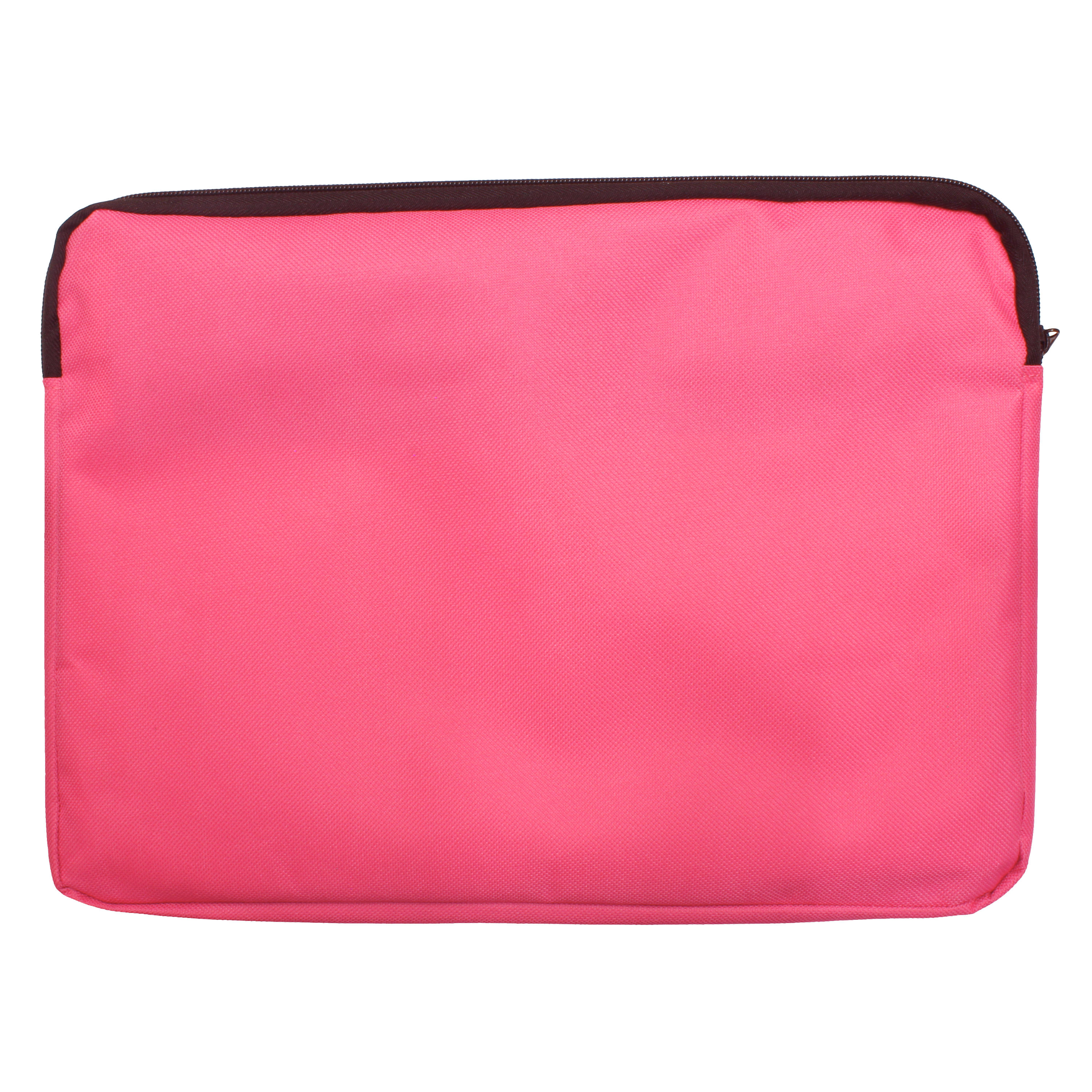 A4 Canvas Document Bag with Zip and Outer Mesh Pocket