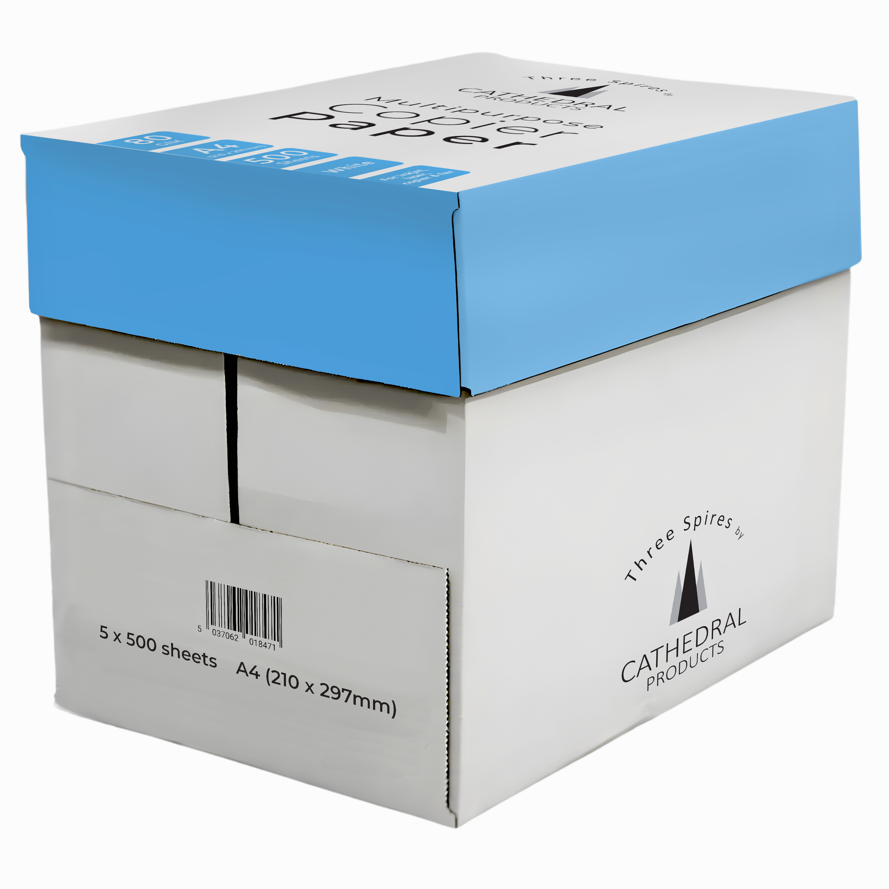 Cathedral Products A4 Copier Paper 80gsm – 5 Reams