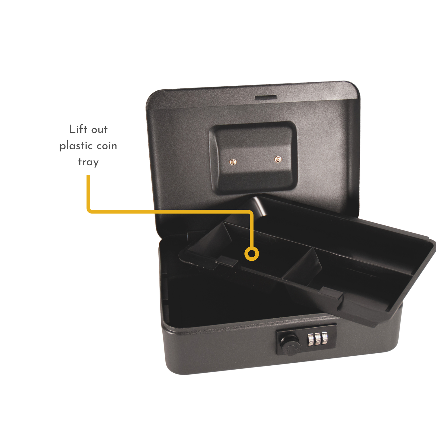 10 Inch Steel Cash Box with Combination Lock