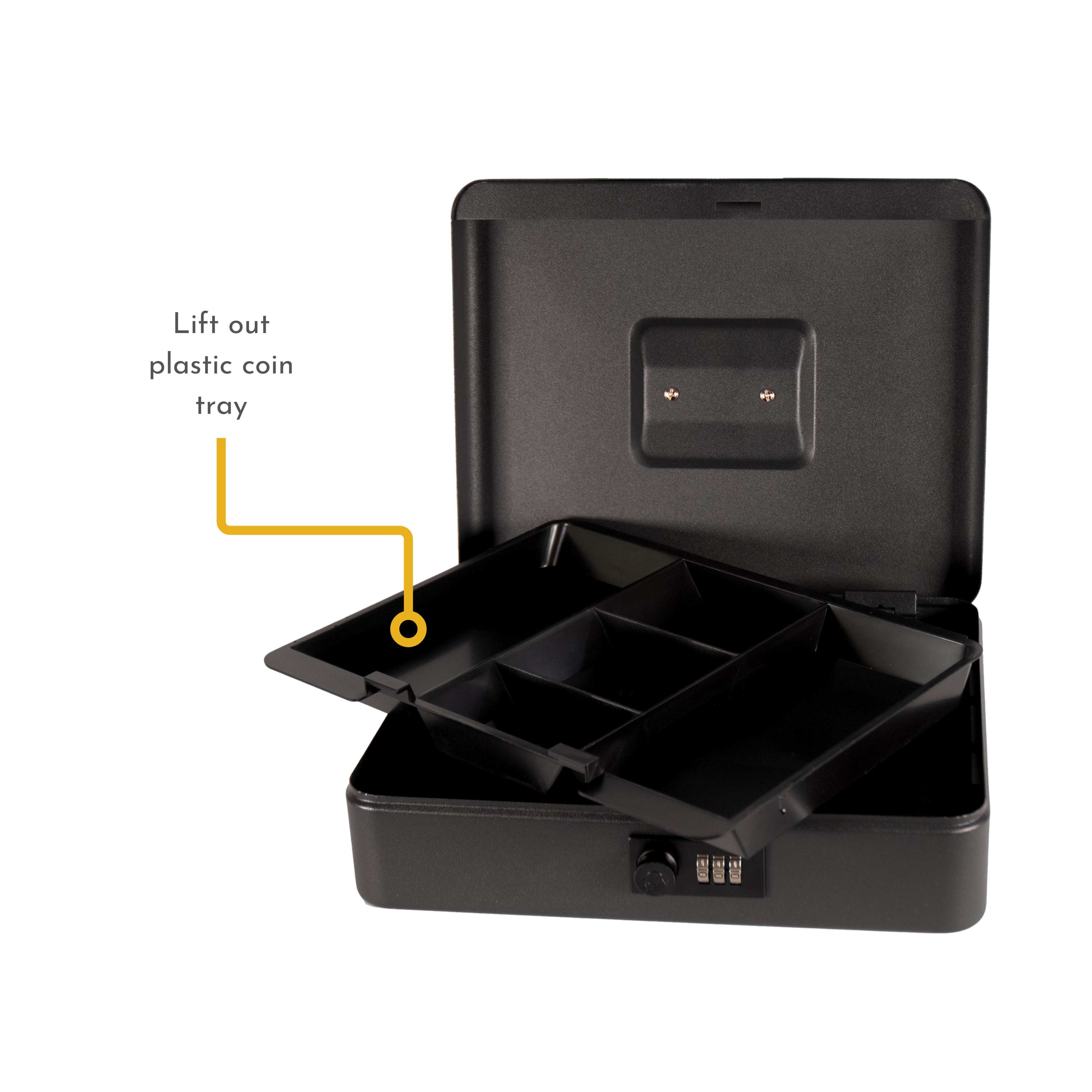 12 Inch Steel Cash Box with Combination Lock