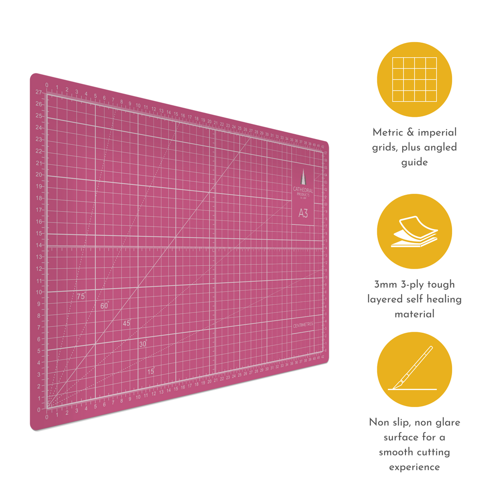 A3 Double Sided Self Healing Cutting Mat