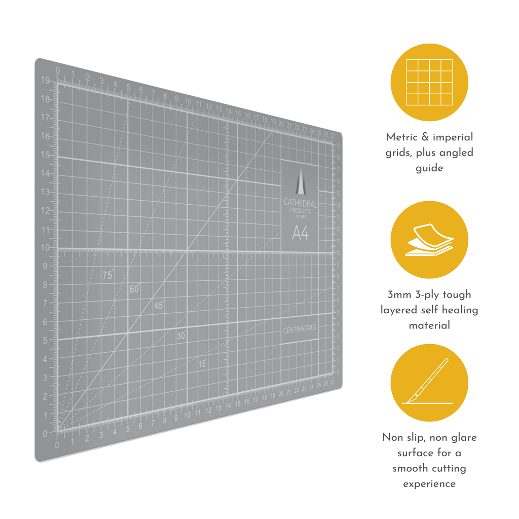 A4 Double Sided Self Healing Cutting Mat