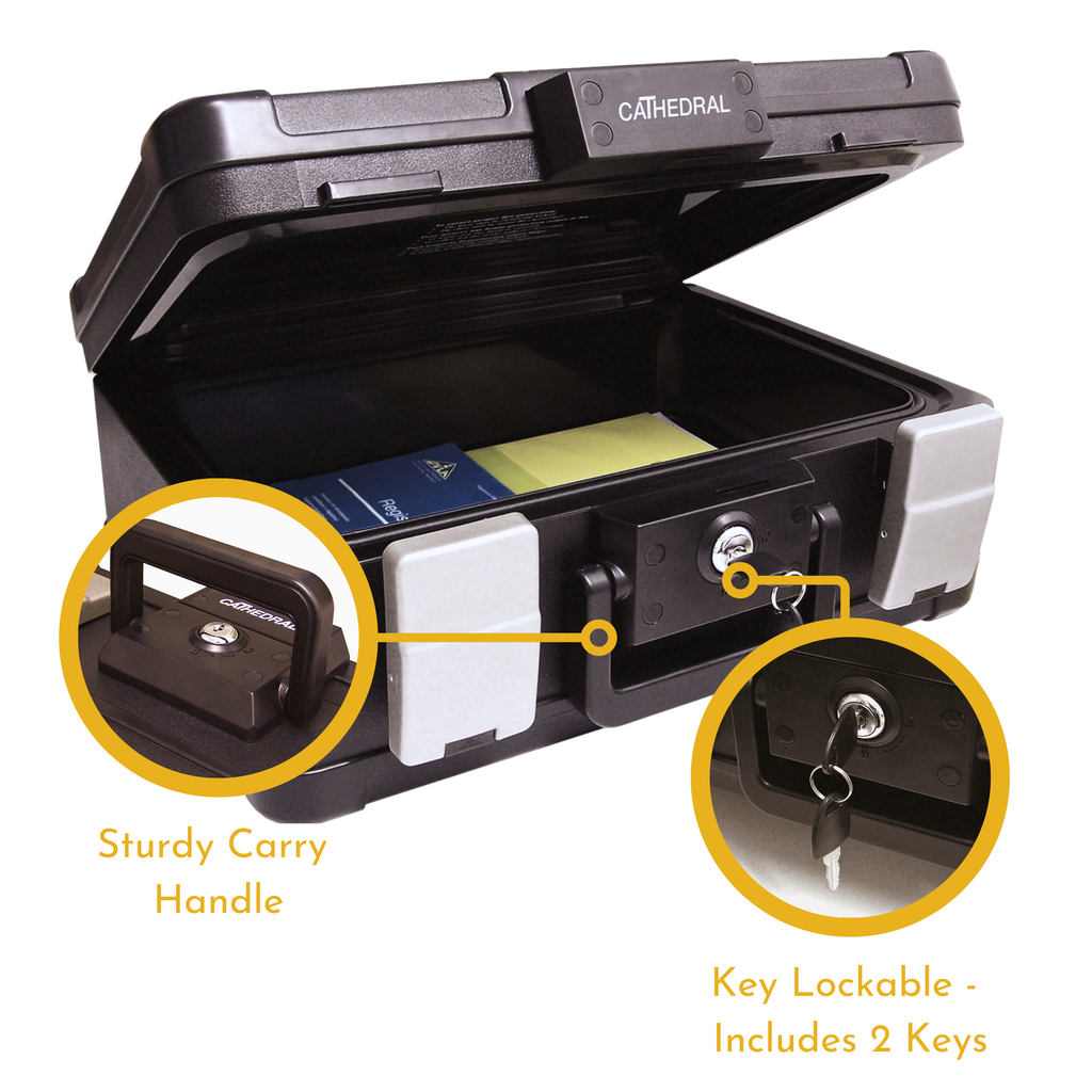 DSBA4 UL Certified Lockable A4 Fire & Waterproof Security Chest