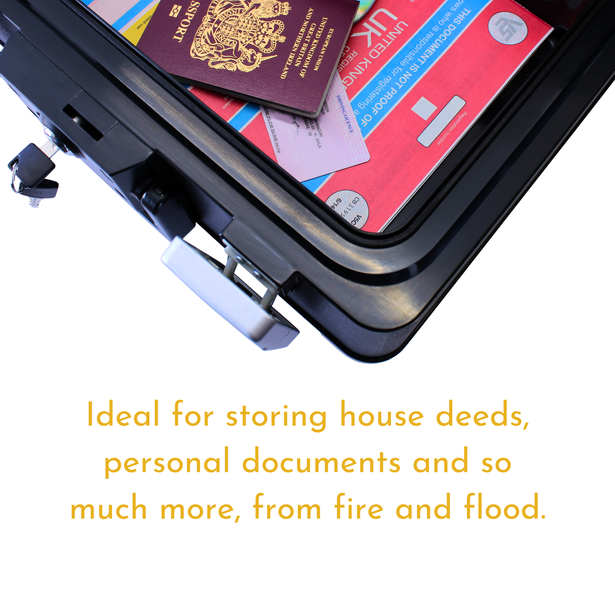 DSBA4 UL Certified Lockable A4 Fire & Waterproof Security Chest