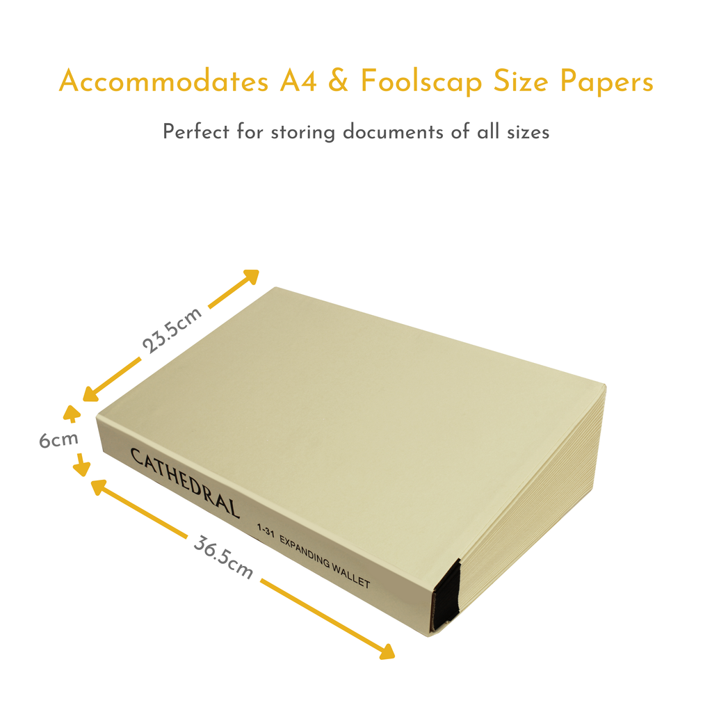 31 Pocket Manila Expanding File With Numbered Tabs 1-31