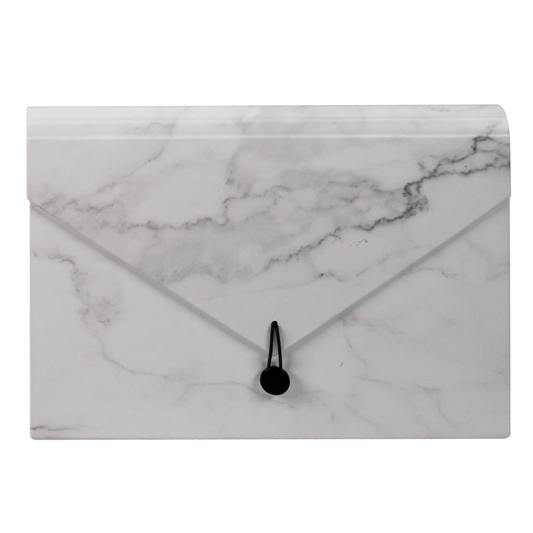 Elegant Marble Design 13-Pocket Expanding File