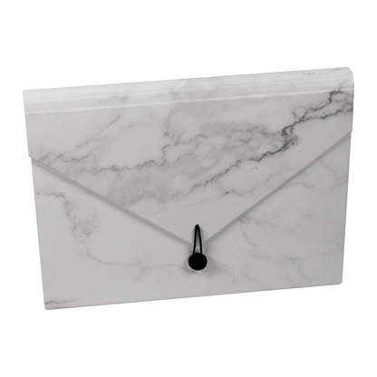 Elegant Marble Design 13-Pocket Expanding File