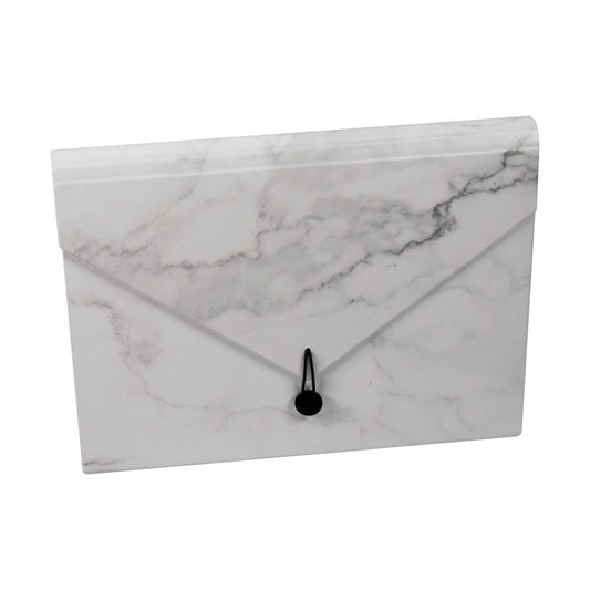 Elegant Marble Design 13-Pocket Expanding File