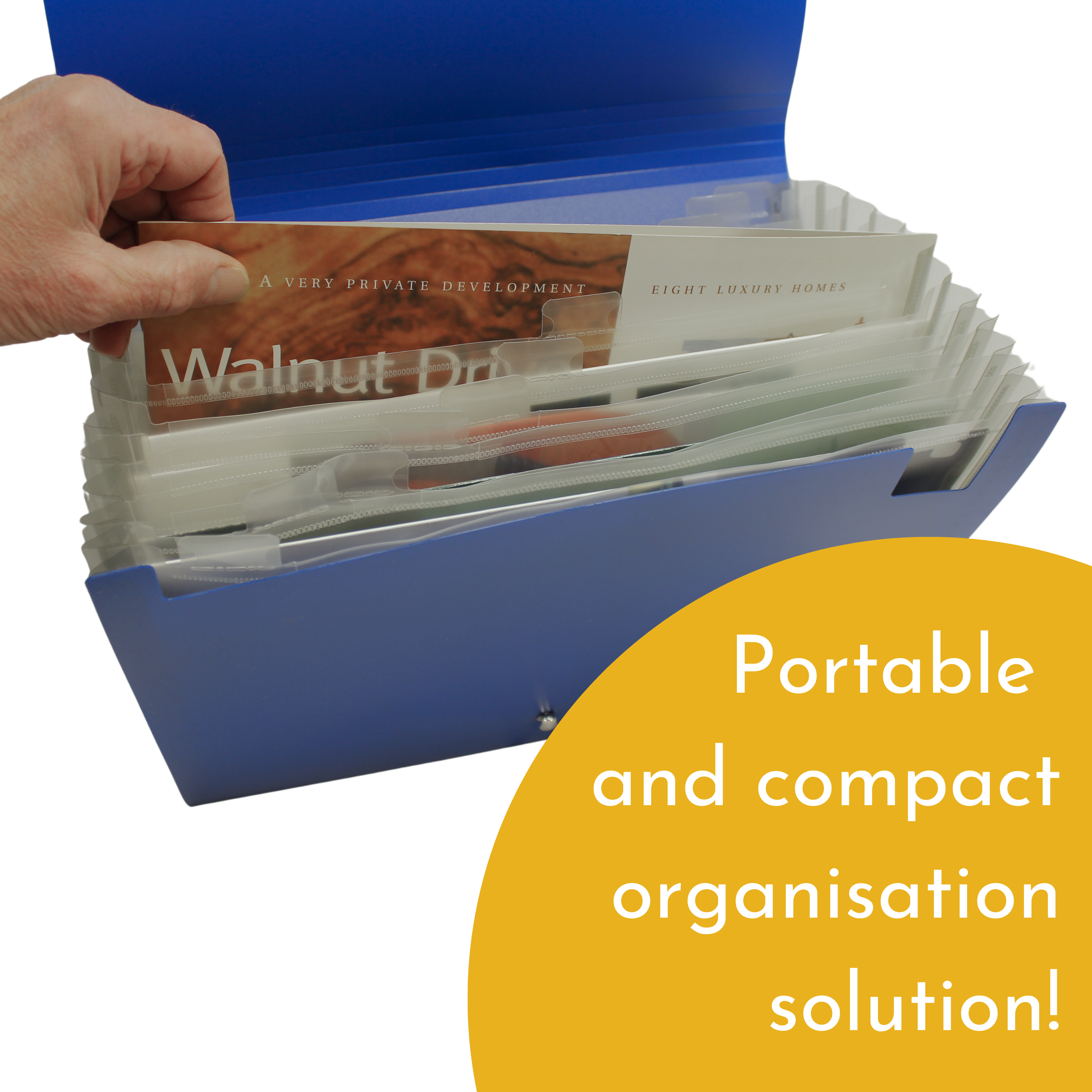 13 Pocket Triangle Flap Expanding File