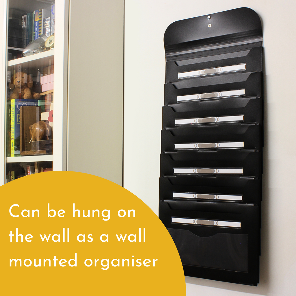 7 Pocket Expandable Wall File and Portable Organizer
