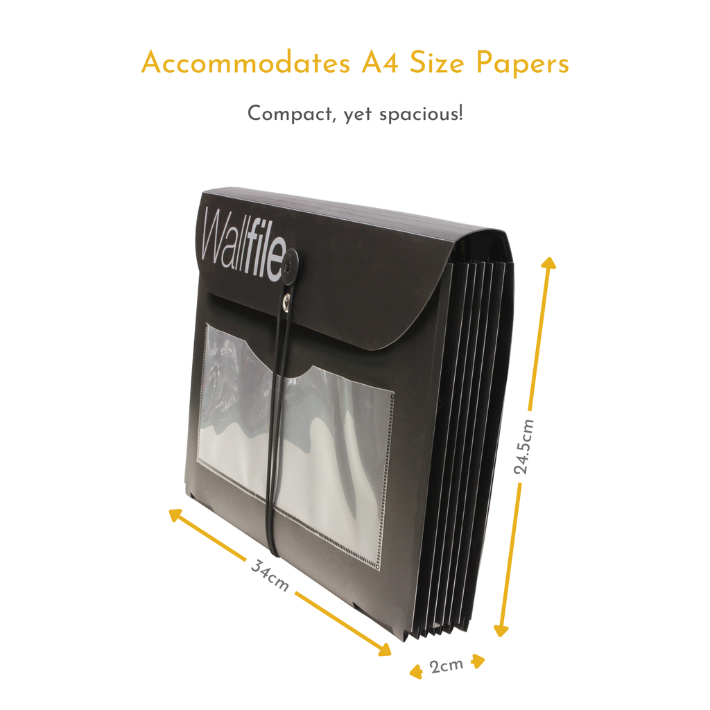 7 Pocket Expandable Wall File and Portable Organizer