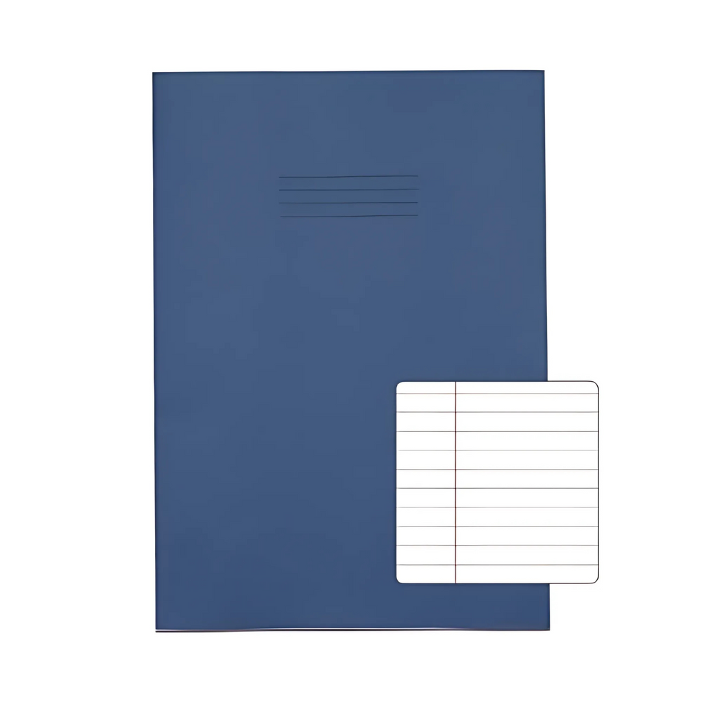 Exercise Book A4+ – 8mm Ruled with Margin –  80 Pages – Pack of 50
