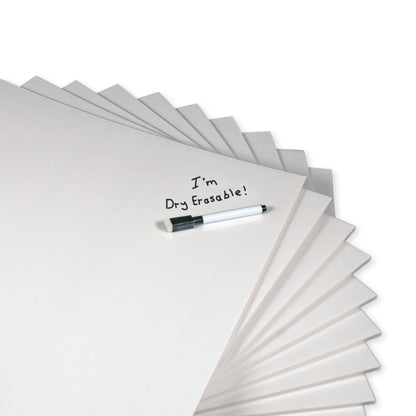 A2 White Dry Erase 5mm Foamboard - Pack of 20