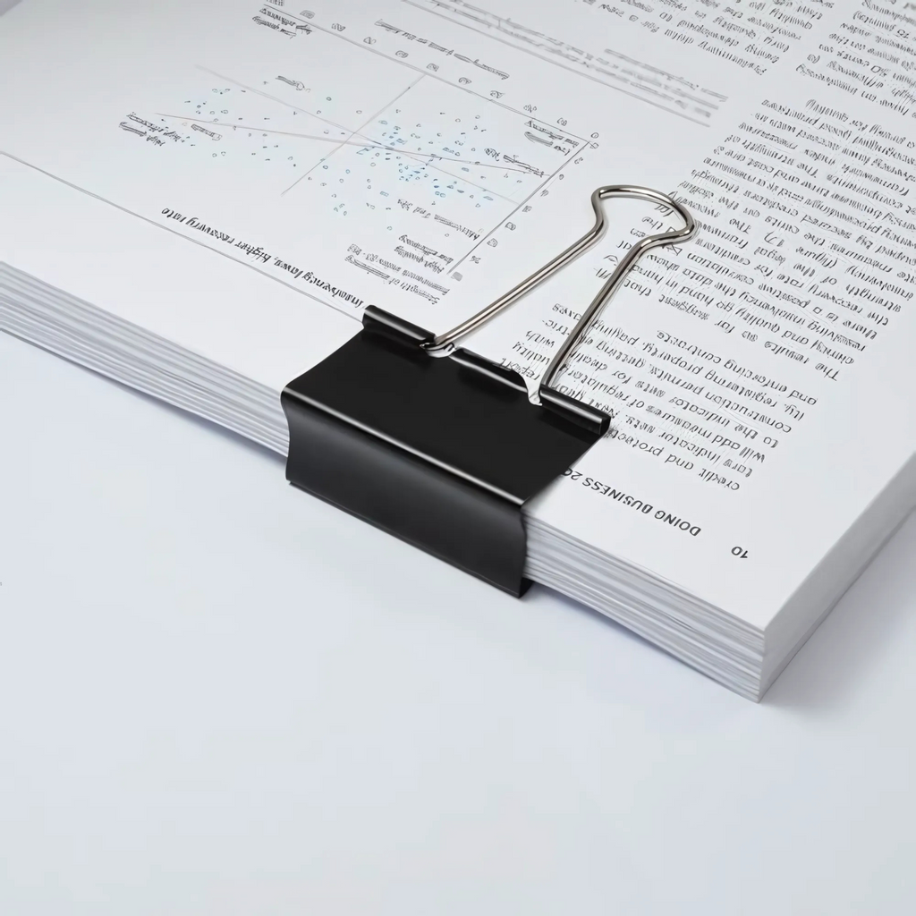 Black Foldback Clips