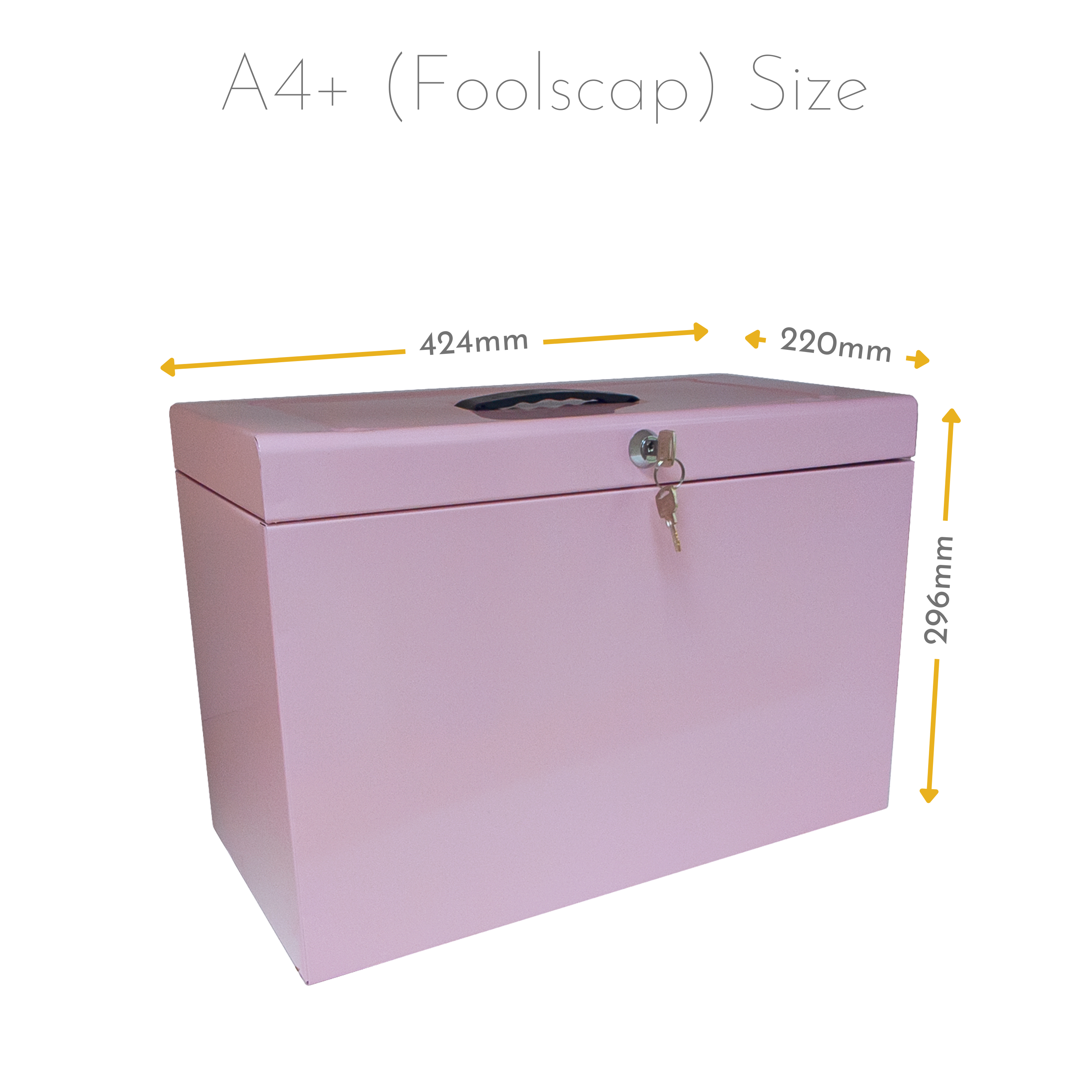 A4+ (Foolscap) Steel Home File Box