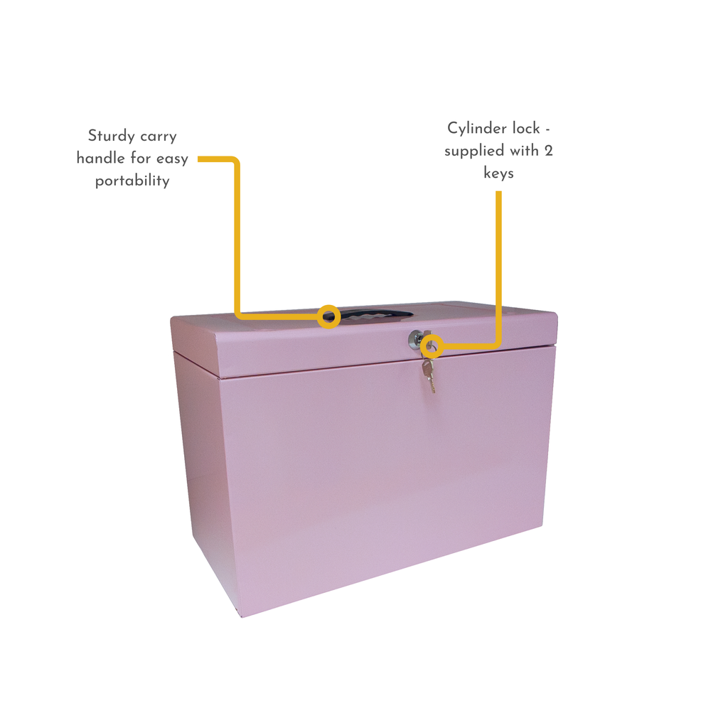 A4+ (Foolscap) Steel Home File Box