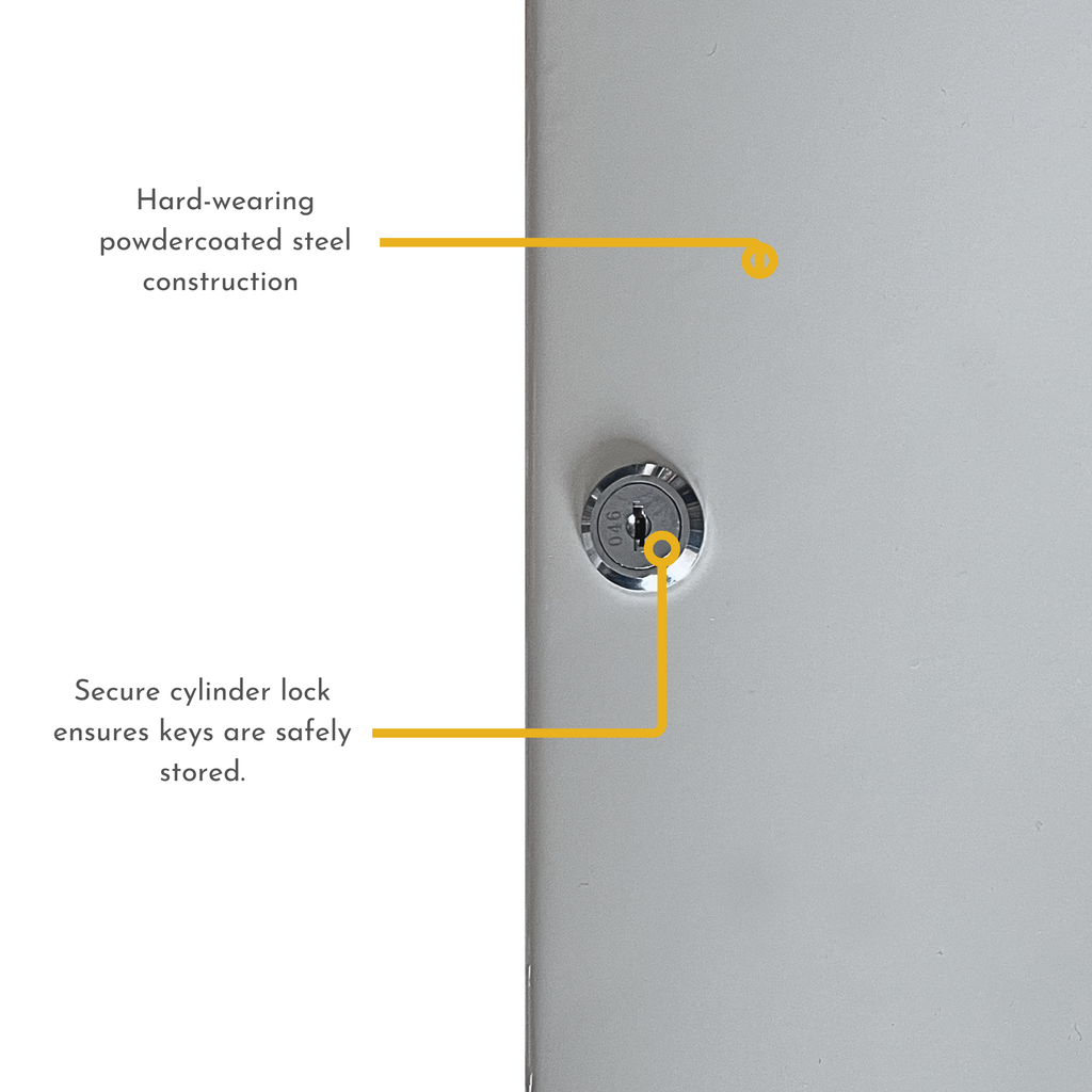 160 Key Capacity Lockable & Wall Mountable Key Cabinet