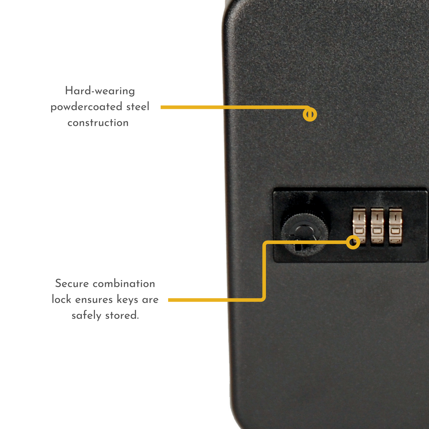 20-Key Capacity Combination Lock Key Cabinet