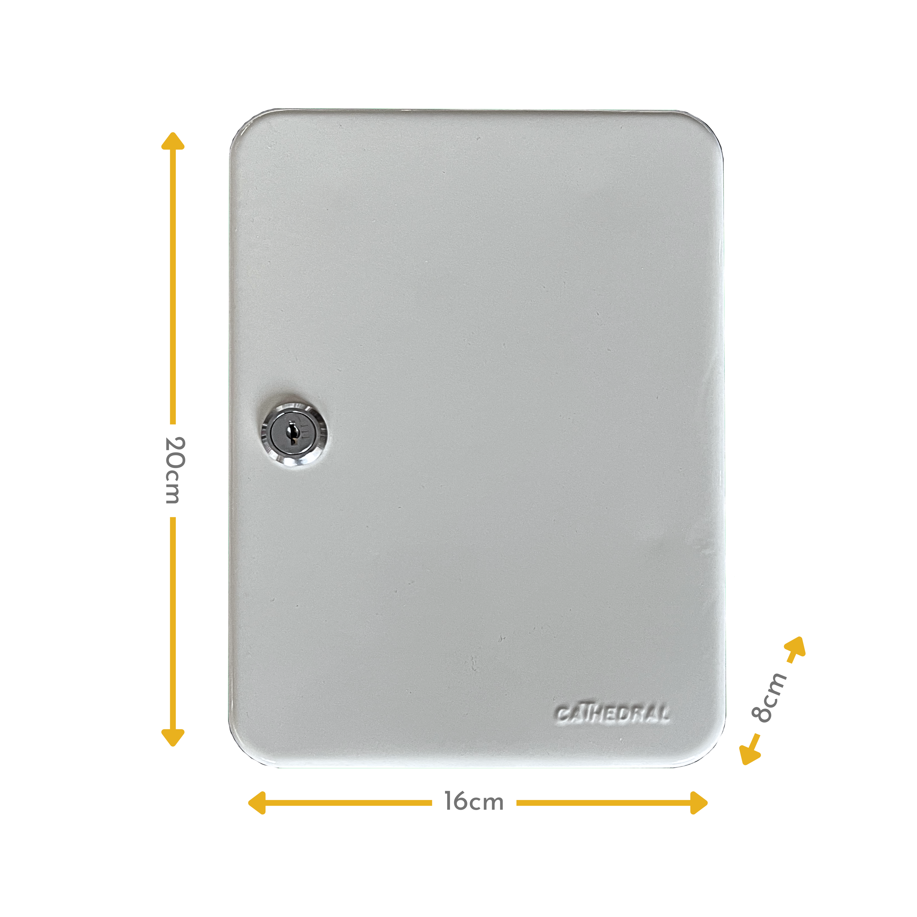 20 Key Capacity Lockable & Wall Mountable Key Cabinet