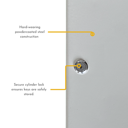 48 Key Capacity Lockable & Wall Mountable Key Cabinet