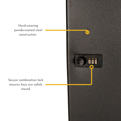 Secure 60-Key Capacity Combination Lock Key Cabinet