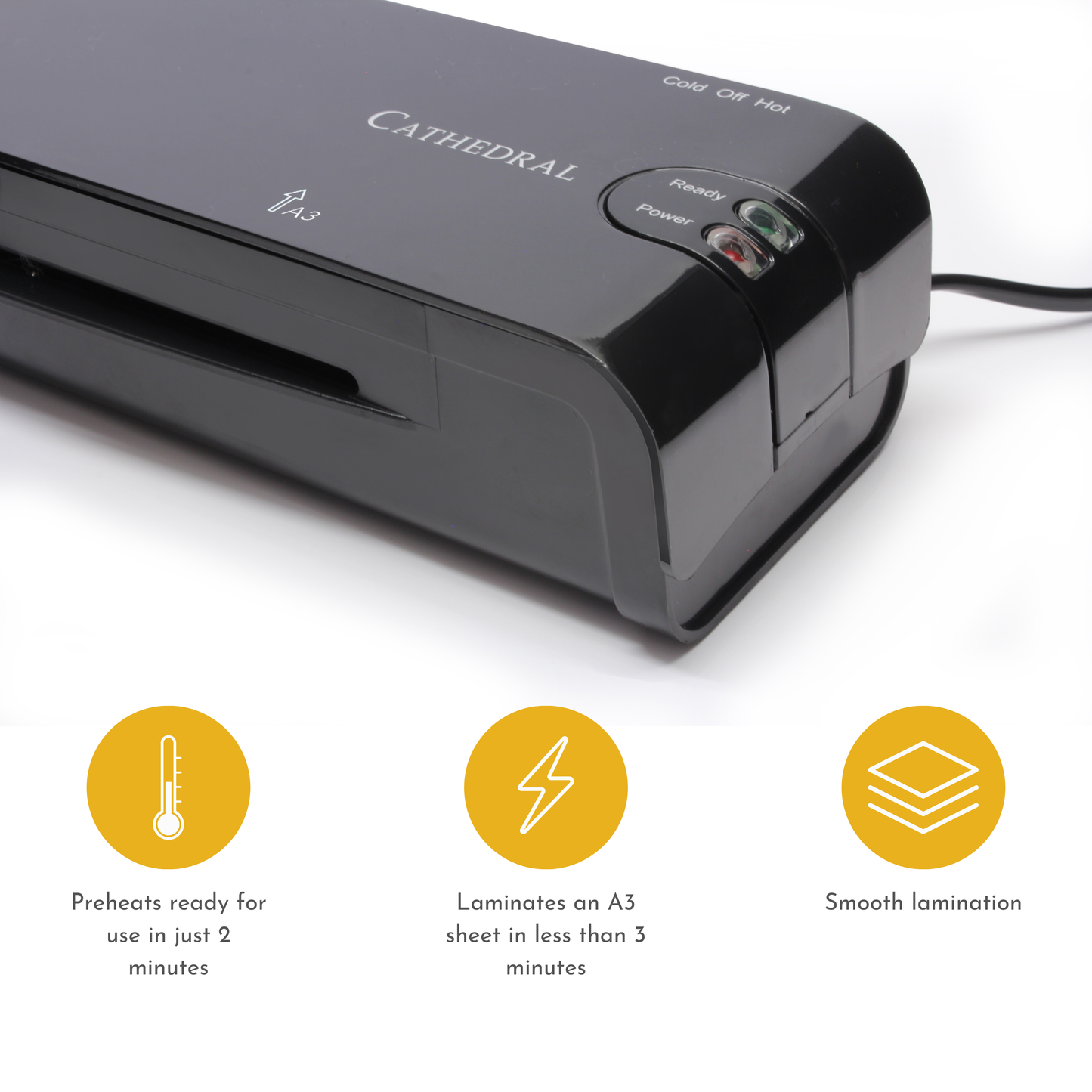 A3 Laminator - With Fast Warm Up & Jam Release