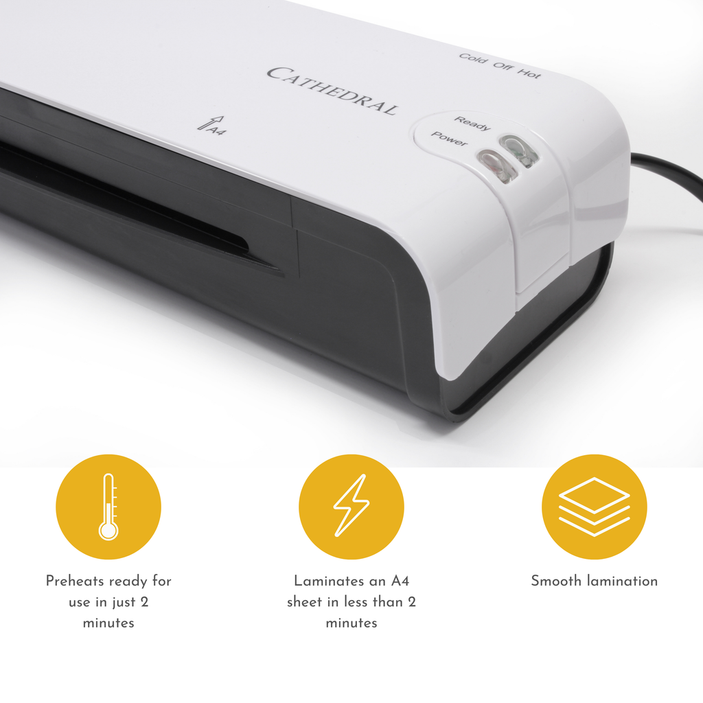 A4 Laminator - With Fast Warm Up & Jam Release