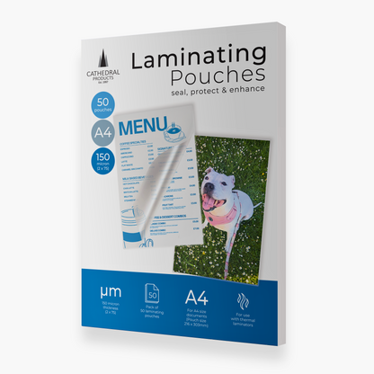 A4 Gloss Laminating Pouches 150 Micron