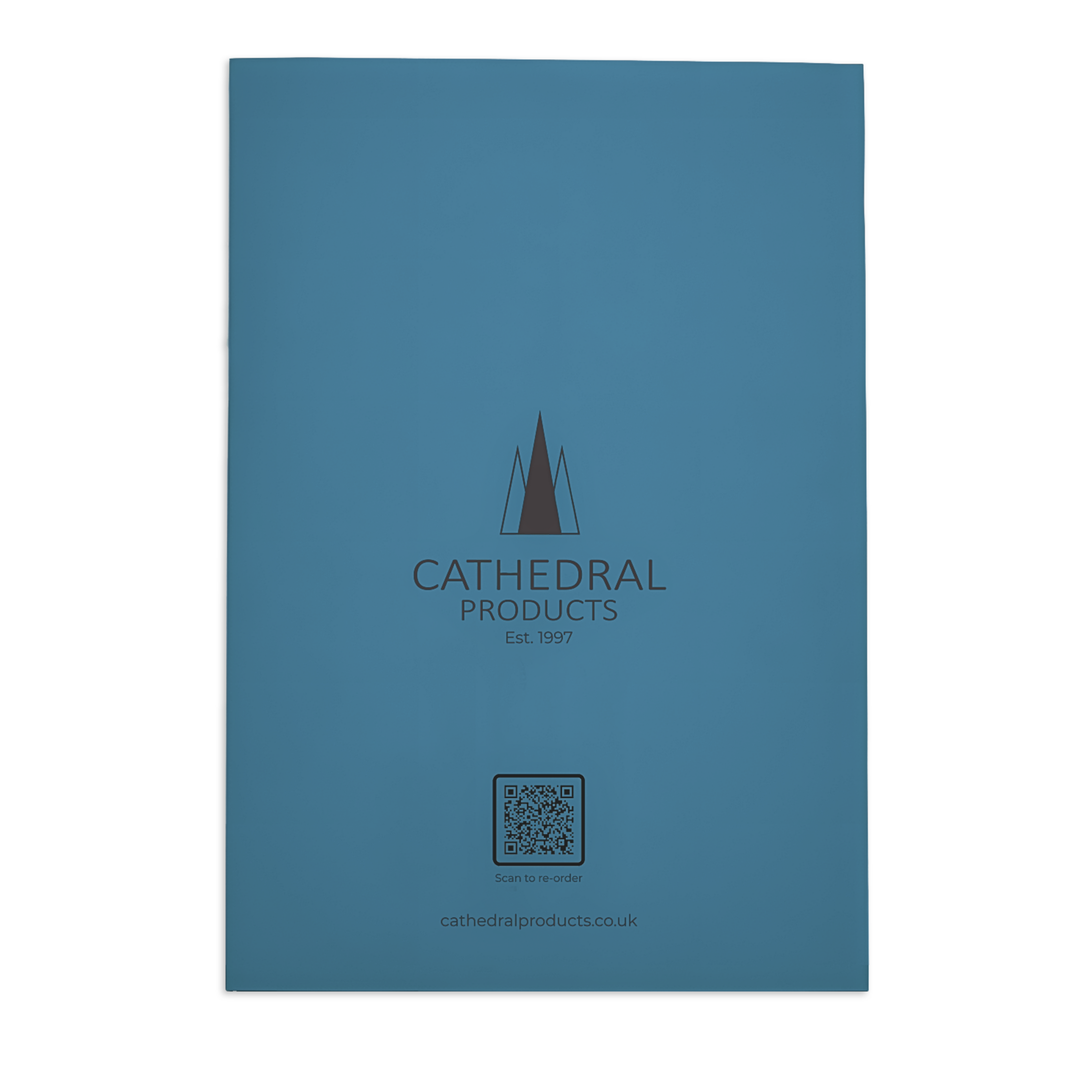 light blue back cover