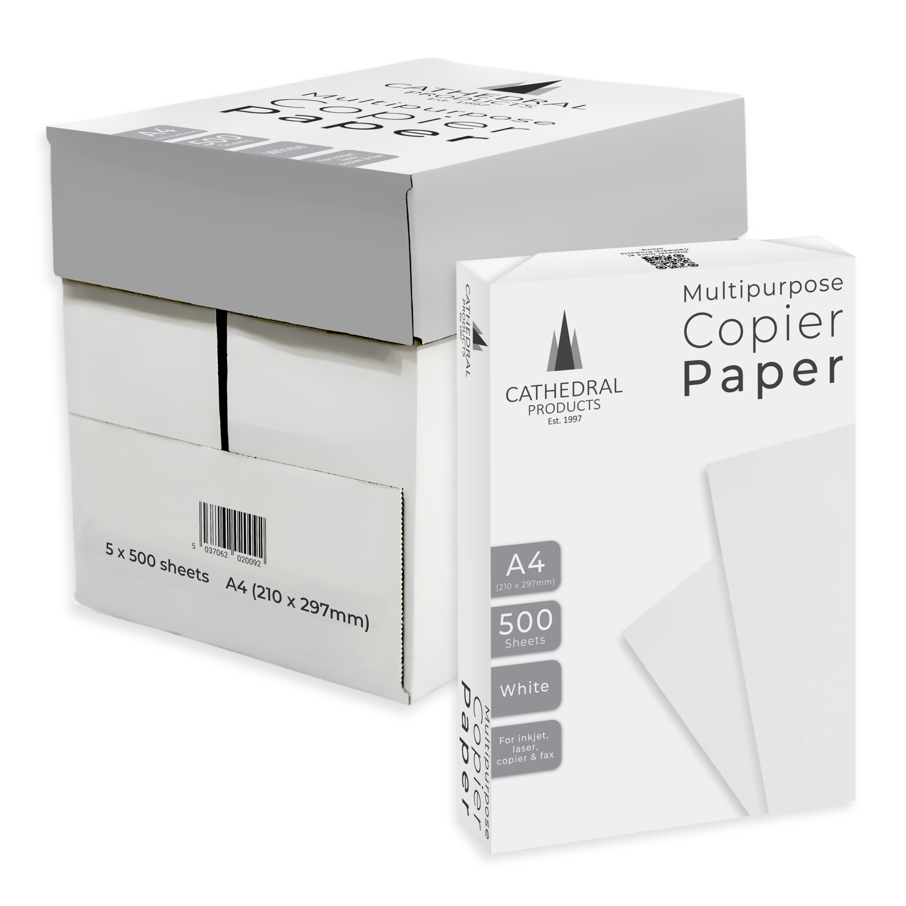 Cathedral Products A4 Copier Paper 70gsm – 5 Reams