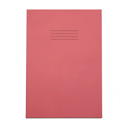 Exercise Books A4 – 8mm Ruled with Margin – 80 Pages – Pack of 50