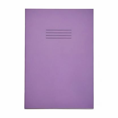 Exercise Books A4 – 8mm Ruled with Margin – 80 Pages – Pack of 50