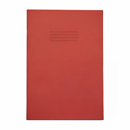 Exercise Books A4 – 8mm Ruled with Margin – 80 Pages – Pack of 50