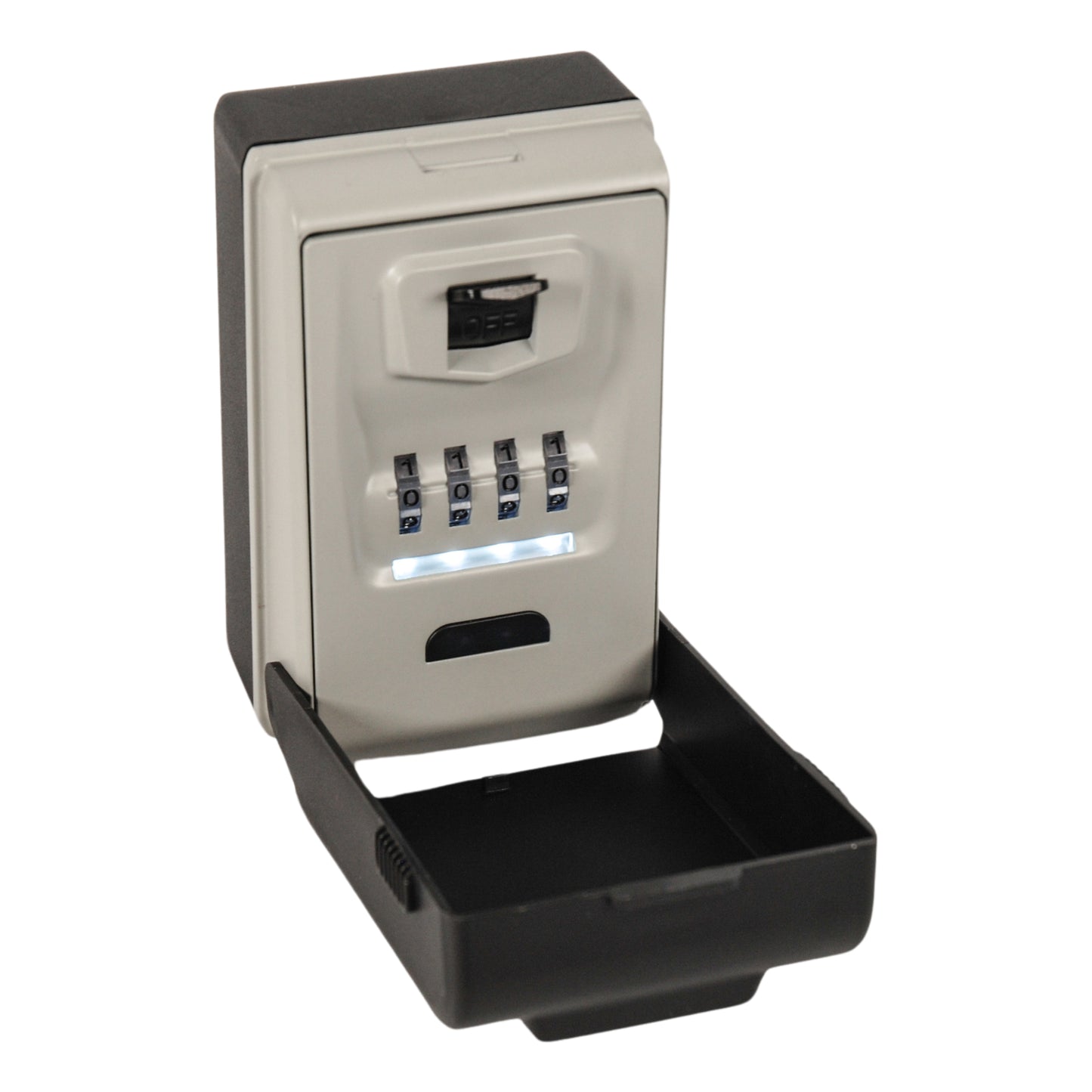 Wall Mounted Key Lock Box with Integrated LED Light